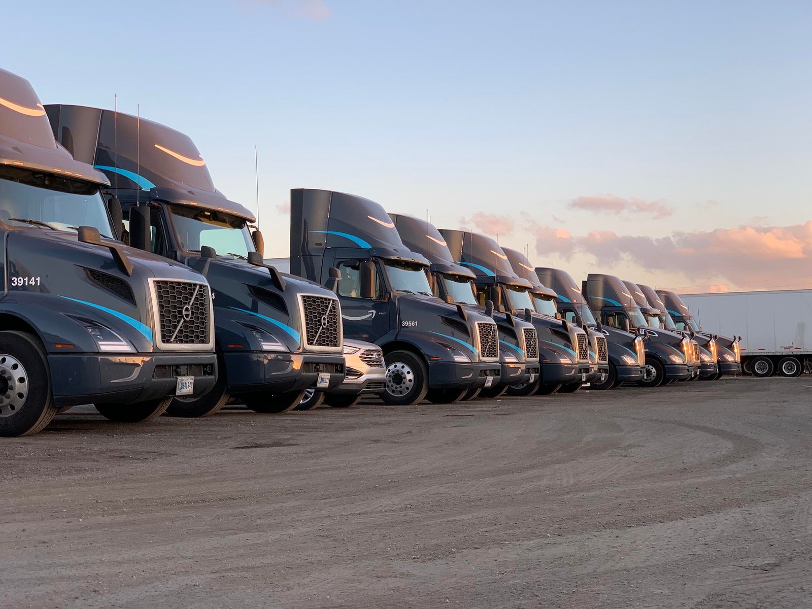 Bobtails parked in a row